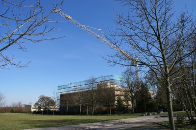 Schulgebäude im Bau in Haldensleben
