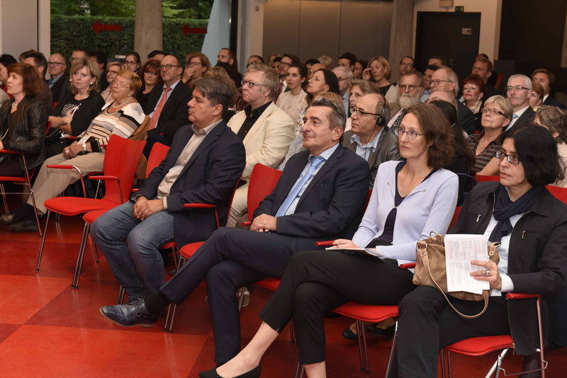 Herr Kulturstaatssekretär Dr. Gunnar Schellenberger am kulturellen Abend "Telemann, der Europäer" in der Landesvertretung Sachsen-Anhalt bei der EU