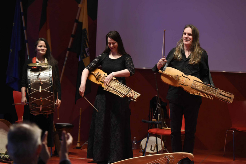 Ensemble "Triskilian" als musikalische Begleitung des Abends