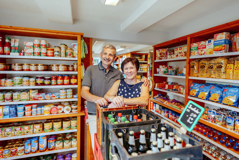 Thomas und Tatjana Schubert in ihrem Laden