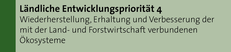 Ländliche Entwicklungspriorität 4